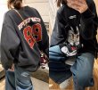 画像2: Bugs Bunny print vintage long sleeve sweatshirt Sweatshir ユニセックス男女兼用 バッグズバニープリントヴィンテージ 長袖スウェットトレーナー (2)