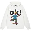 画像2: Skateboard Boy Print Hoodie Sweatshirt  ユニセックス男女兼用 スケートボードボーイプリント フーディ スウェット (2)