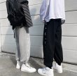 画像5: Star and moon print sweatpants　  男女兼用 ユニセックス スター星＆ムーン月スウェッパンツジョガーパンツ 裾絞りタイプ (5)