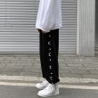 画像2: Star and moon print sweatpants　  男女兼用 ユニセックス スター星＆ムーン月スウェッパンツジョガーパンツ 裾絞りタイプ (2)