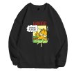 画像2: Garfield Print Sweatshirt　 ユニセックス男女兼用 ガーフィールド プリントスウェット トレーナー (2)