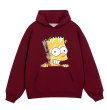 画像5: Unisex Bart Simpson Print Hoodie　 ユニセックス男女兼用 バート・シンプソンプリントフーディスウェット (5)