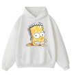 画像2: Unisex Bart Simpson Print Hoodie　 ユニセックス男女兼用 バート・シンプソンプリントフーディスウェット (2)