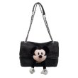 画像1: Unisex Mickey x DISNEY  3D Mickey Denim Matelasse Double ChainTote shoulder bag　カラフル ミッキー ぬいぐるみ マトラッセ ダブルチェーン トートショルダーバッグ (1)