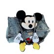 画像2: Unisex Mickey x DISNEY  3D Mickey Denim Matelasse Tote shoulder bag　カラフル ミッキー ぬいぐるみ マトラッセ トートショルダーバッグ (2)