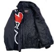 画像3: Unisex Keith Haring hooded quilted windbreaker Jacket  ユニセックス 男女兼用 キース・ヘリングフード付き中綿キルティングウインドブレーカーフーディウインドブレーカージャケット (3)