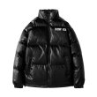 画像3: NASA Monogram Bear leather down jacket　ユニセックス 男女兼用 NASA ナサ × モノグラムベア レザーダウンコートジャケット ブルゾン バックプリント　背面プリント (3)