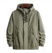 画像1: NASA oversized windbreaker jacket with hood ユニセックス 男女兼用 フード付きNASAオーバーサイズウインドブレーカージャケット (1)