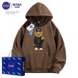 画像9: SALE セール NASA men's Loose Compton Bear hip hop street fashion long-sleeved sweater shirt　ユニセックス男女兼用 ナサ コンプトン ベアー クマ プリントフーディーパーカー スウェット (9)