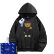 画像1: NASA men's Loose Compton Bear hip hop street fashion long-sleeved sweater shirt　ユニセックス男女兼用 ナサ コンプトン ベアー クマ プリントフーディーパーカー スウェット (1)