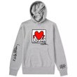 画像3: Unisex Casual Cotton Keith Haring Logo Hoodies  Pullover Long Sleeve Hooded Sweatshirt Heart Waking メンズ コットン キースヘリング ロゴパーカースウェット ユニセックス 男女兼用 (3)