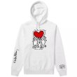 画像3: Unisex Casual Cotton Keith Haring Logo Hoodies  Pullover Long Sleeve Hooded Sweatshirt Heart carry メンズ コットン キースヘリング ロゴパーカースウェット ユニセックス 男女兼用 (3)