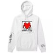 画像2: Unisex Casual Cotton Keith Haring Logo Hoodies  Pullover Long Sleeve Hooded Sweatshirt Heart Waking メンズ コットン キースヘリング ロゴパーカースウェット ユニセックス 男女兼用 (2)