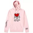 画像2: Unisex Casual Cotton Keith Haring Logo Hoodies  Pullover Long Sleeve Hooded Sweatshirt Heart carry メンズ コットン キースヘリング ロゴパーカースウェット ユニセックス 男女兼用 (2)