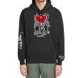 画像4: Unisex Casual Cotton Keith Haring Logo Hoodies  Pullover Long Sleeve Hooded Sweatshirt Heart carry メンズ コットン キースヘリング ロゴパーカースウェット ユニセックス 男女兼用 (4)