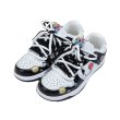 画像3: Unisex  Smile graphic print lace-up leather sneakers 　ユニセックス 男女兼用 レザースマイルグラフィックプリントプリントレースアップスニーカー  (3)