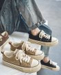 画像5: Unisex Thick-soled lace-up canvas sneakers  　ユニセックス 男女兼用厚底キャンバス レースアップスニーカー (5)