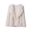 画像3: Mid-length lapel fur coat Jacket　ラペルファーミドル丈コートジャケット (3)