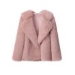 画像9: Mid-length lapel fur coat Jacket　ラペルファーミドル丈コートジャケット (9)