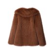 画像15: Mid-length lapel fur coat Jacket　ラペルファーミドル丈コートジャケット (15)