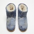 画像8: Denim painted classical platform short boots   デニムクラシカルペイントプラットフォームショートブーツ (8)