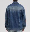 画像6: Butterfly Emblem Denim G-Jean Jacket blouson ユニセックス 男女兼用 バタフライエンブレムGジャン ジャケットブルゾン (6)