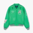 画像7: REPRESENT Angel Embroidery Double Zip Up jacket Stadium Jumper baseball uniform jumper  blouson ユニセックス 男女兼用エンジェル刺繍ダブルジップアップジャケット スタジアムジャンパー スタジャン MA-1  (7)