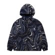 画像1: Wool marble color reversible zip-up hoodie jacket fleece　 男女兼用ユニセックス羊毛マーブルカラーリバーシブルジップアップフーディジャケット フリースジャケット コート (1)