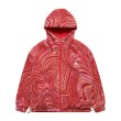 画像5: Wool marble color reversible zip-up hoodie jacket fleece　 男女兼用ユニセックス羊毛マーブルカラーリバーシブルジップアップフーディジャケット フリースジャケット コート (5)