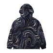 画像2: Wool marble color reversible zip-up hoodie jacket fleece　 男女兼用ユニセックス羊毛マーブルカラーリバーシブルジップアップフーディジャケット フリースジャケット コート (2)