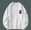 画像7: Violence Bear Print Round Neck Pullover Sweatshirt Jacket  ユニセックス 男女兼用バイオレンスベア熊 スウェット トレーナー (7)