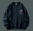 画像5: Violence Bear Print Round Neck Pullover Sweatshirt Jacket  ユニセックス 男女兼用バイオレンスベア熊 スウェット トレーナー (5)