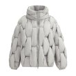 画像1: Men's Unisex Bubble Intreccio Oversize Parka Padded Puffer Jackets メンズ 男女兼用 オーバーサイズ イントレチャート 編み込み 中綿 ダウン ジャケット (1)