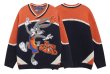 画像2: Bugs Bunny basketball knit V-neck sweater knit　ユニセックス 男女兼用バッグズバニーバスケットボール編み込み Vネックセーター　ニット (2)