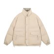 画像6: Unisex Color block check pattern reversible down jacket　男女兼用カラーブロックチェック柄リバーシブル 中綿 ダウン ジャケット (6)