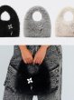 画像12: Fur One Shoulder Tote Bag　ワンショルダーモコモコファートートバッグ (12)