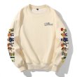 画像2: Unisex Simpson Simpsons Sleeve Print Sweat Pullover 男女兼用 ラウンドネック シンプソン シンプソンズ ショルダープリント スウェット トレーナー プルオーバー (2)