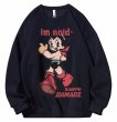 画像2: Unisex Astro Boy Print Crew Neck Sweatshirt Pullover 男女兼用 ラウンドネック アストロボーイ鉄腕アトムプリント スウェット トレーナー プルオーバー (2)