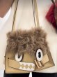 画像6: Fur & Leather Monster One Shoulder Crossbody Shoulder Bag　ファー＆レザーモンスターワンショルダークロスボデーショルダーバッ (6)