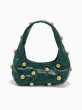 画像3: Bijou studded shoulder bag arm pito bag Hobo bag ビジュー スタッズ 付きショルダーバッグ アームピトバッグ (3)