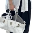 画像1: White Rock Portable Leather Shoulder Tote Bag　ユニセックス男女兼用ホワイトロックポータブルレザーショルダートートバッグ (1)