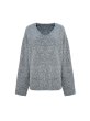 画像10: Wool Knitted V-Neck Sweater With Scarf and Wie Leg Pants 3 Piece Suit ウール ニット V ネック セーター、スカーフ、ウィーレッグ パンツ付き 3 ピース スーツ (10)