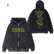 画像6: Nirvana Retro Old Washed Zip Hoodie Sweatshirt Jacket(1)　ユニセックス男女兼用 ニルヴァーナ  レトロ オールド ウォッシュド ジップ フーディスウェットシャツ ジャケット(1)　 (6)