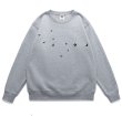 画像3: Unisex Swallow print round neck sweatshirt  Pullover  男女兼用 ラウンドネック スワロー燕プリント スウェット トレーナー プルオーバー (3)