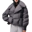 画像1: Lapel down jacket　 ラペル ダウン ジャケットコート (1)