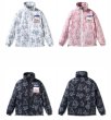 画像5: Teddy bear KAWS print down jacket jumper  blouson ユニセックス 男女兼用テディベアカウズプリント ダウンジャケットジャンパー スタジャン  (5)