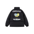 画像2: The Simpsons Bart Simpson Present print Down Jacket　ユニセックス 男女兼用 シンプソンズバートシンプソンギフトプリントダウンジャケットジャンパー スタジャン  (2)