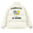 画像1: The Simpsons Bart Simpson Present print Down Jacket　ユニセックス 男女兼用 シンプソンズバートシンプソンギフトプリントダウンジャケットジャンパー スタジャン  (1)