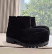 画像7: New retro big toe chunky leather sheepskin boots  ビッグトウプラットフォームレザーブーツ (7)