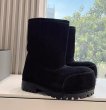 画像14: New retro big toe chunky leather sheepskin boots  ビッグトウプラットフォームレザーブーツ (14)